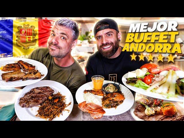 EL MEJOR BUFFET VALORADO de ANDORRA! *MI FAVORITO CALIDAD PRECIO* 15 MINUTOS PARA COMER TODO ESTO