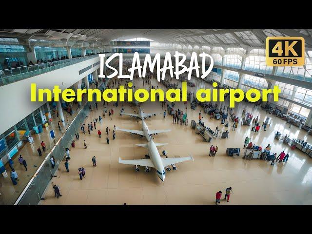  The MOST STUNNING Islamabad International Airport Walking Tour in 4K 60FPS