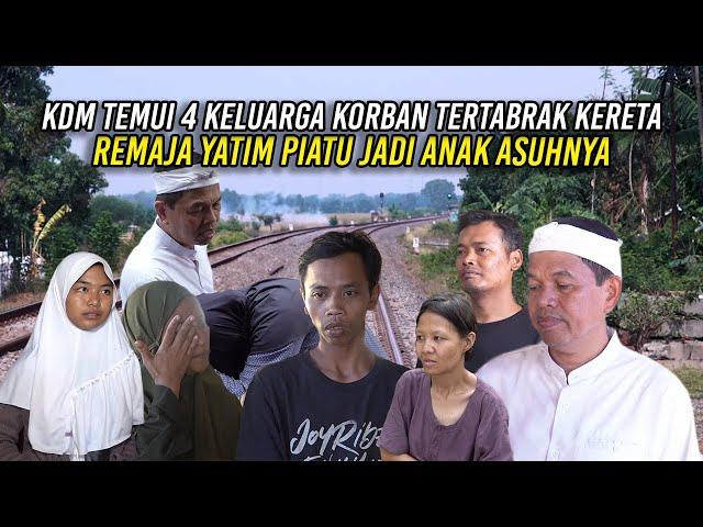 KDM TEMUI 4 KELUARGA K0RB4N TERT4BR4K KERETA | REMAJA YATIM PIATU JADI AN4K ASUHNYA