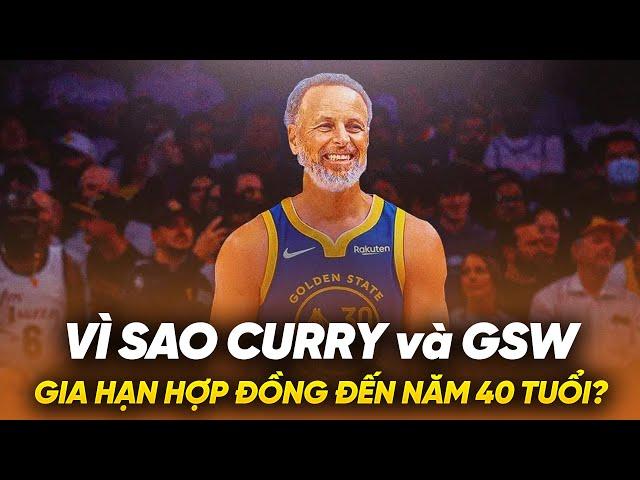 Vì sao Curry gia hạn hợp đồng với Golden State Warriors tới năm 40 tuổi?