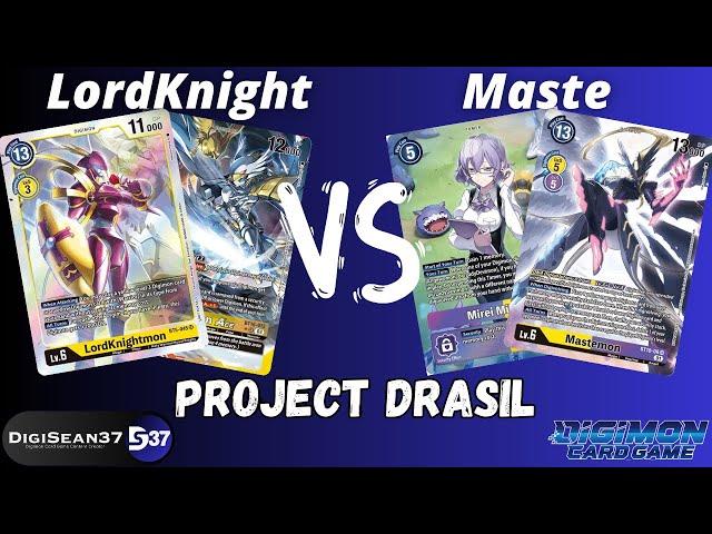 LordKnightmon VS Mastemon | Digimon Card Game | BT16 Beginning Observer