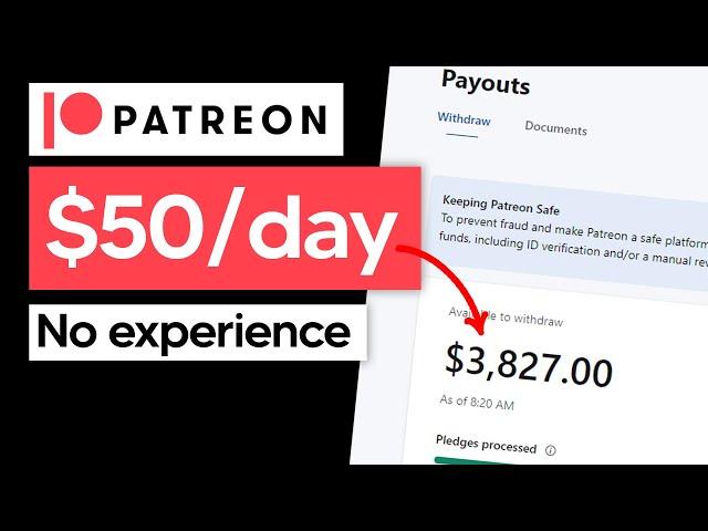 How To Make Money With Patreon As A Beginner (2023) Without Skills (How To Make Money From Patreon)