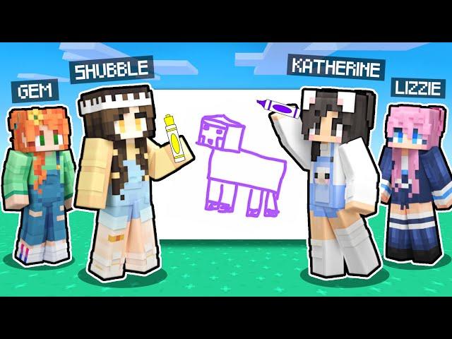 Drawing MINECRAFT From MEMORY w/ Friends!