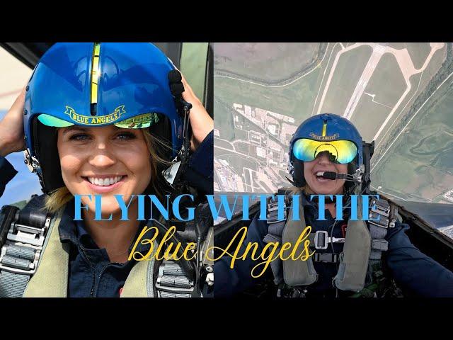 Flying with the U.S. Navy Blue Angels | Mach .95 and 7.5 G's!