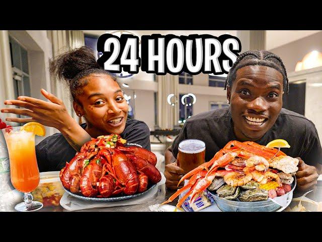 24 Hours With Kenzo B & Noticuz *Mukbang*