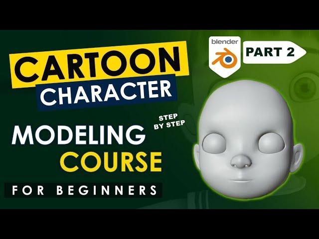 Blender Modeling Character Face | Part 2 | CCM Level 2 | Poly Modeling | Beginners