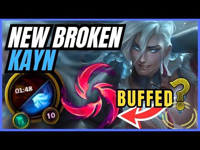 Kayn is completely BROKEN with the new Hail of Blades... (FORM 2X AS FAST!)