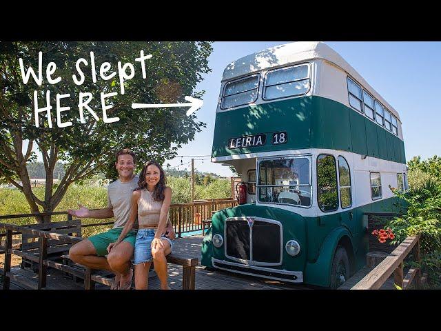GORGEOUS DOUBLE DECKER BUS HOUSE  DIY PROJECT IN PORTUGAL