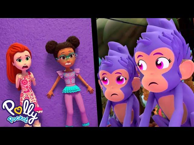 Freche Affen | 2 Vollständige Episoden | Polly Pocket Abenteuerstudios