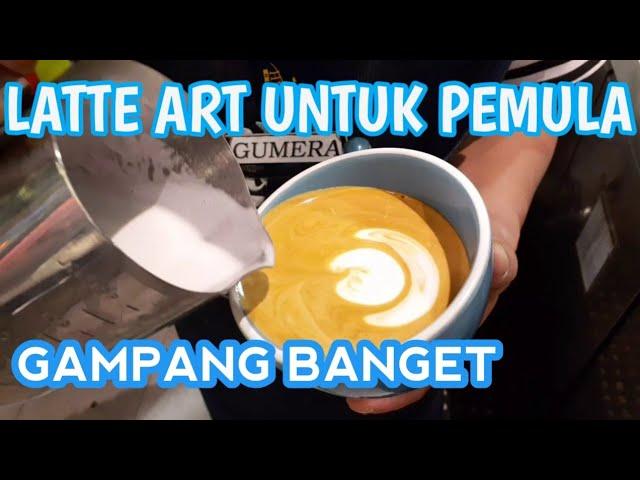 Cara buat latte art love - tulip untuk pemula