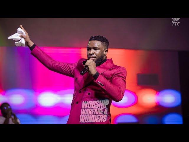 EBUKA SONGS POWERFUL SOAKING WORSHIP AT TCC ABUJA WITH REV SAM OYE - HOLY GROUND