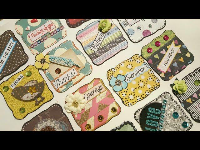 MINI EMBELLISHMENTS USING SCRAPS | PAPER CRAFTING