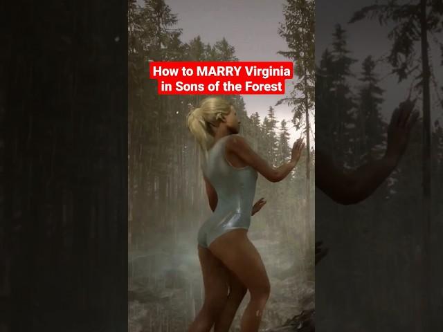 How to marry Virginia in Sons of the Forest (Rare Achievement Unlock)