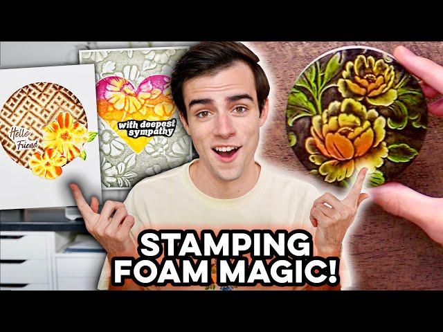 3 MAGICAL ways to use Stamping Foam with Embossing Folders!