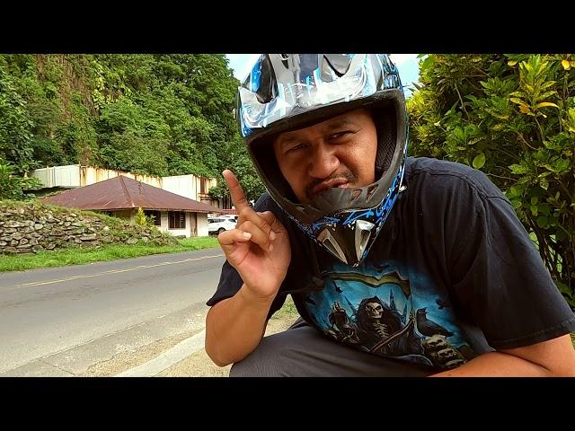 Cruisin in American Samoa with our Bikes to Mt. Pioa in Aua Village