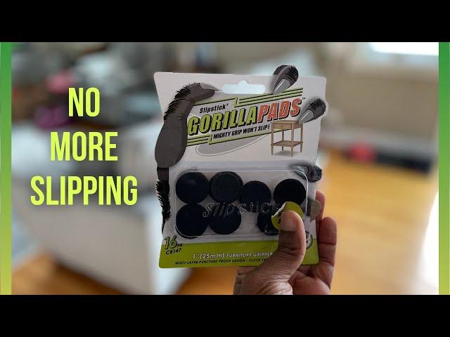 SlipStick Gorilla Pads | No More Sliding Furniture on Hardwood Floors | Product Review