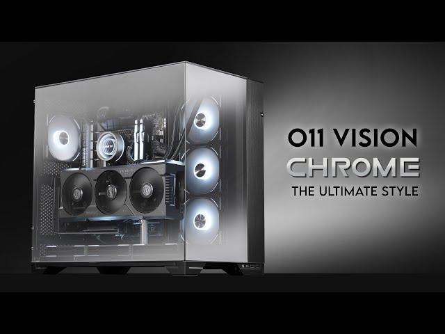 Chrome, the New Black? | Lian Li O11 VISION Chrome Powerful Gaming PC Build