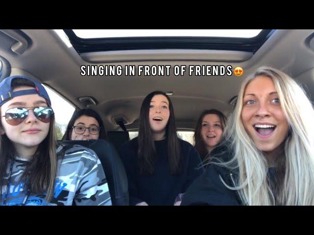 Singing In Front Of Friends For The First Time Priceless Reaction Compilation