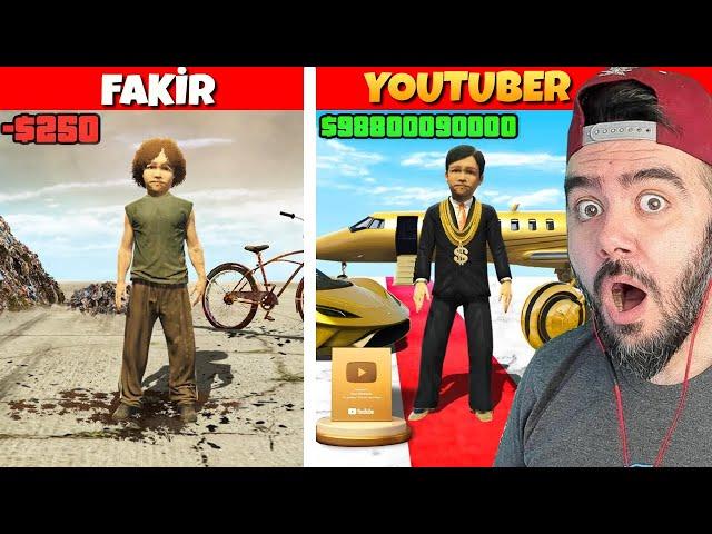 FAKIR YOUTUBER VIDEO ÇEKTI ZENGIN OLDU ! - GTA 5 MODS