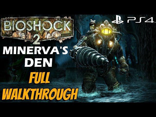 BioShock 2 Minerva's Den Remastered (PS4) - FULL Gameplay Walkthrough DLC 1080P 60FPS