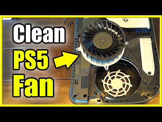 How to Clean PS5 Fan and Remove it! (Fix Loud FAN Noise)