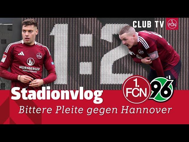 Aberkanntes Tor & STANDARDFRUST  | STADIONVLOG gegen Hannover | 1. FC Nürnberg