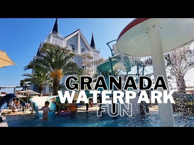 Granada Luxury Belek Turkey Waterpark: Adventure Dive into Fun with Epic Slides and Foam Party Fun!