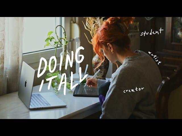 My Planning System || full-time artist, creator, uni student (MacBook Pro UNBOXING)