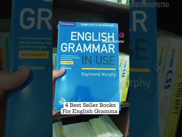 The Four best books to read to improve English grammar To Order Books Online at Saqib Book Depot.