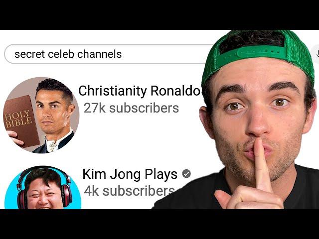 I Found Celebrities' Secret YouTube Channels