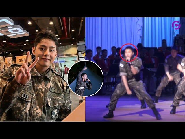 5 Minutes Ago, Taehyung Made the Military Camp Erupt with His Golden Voice!