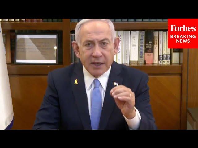 Netanyahu: Israel Blocking Goods And Supplies From Gaza ‘Because Hamas Steals The Supplies’