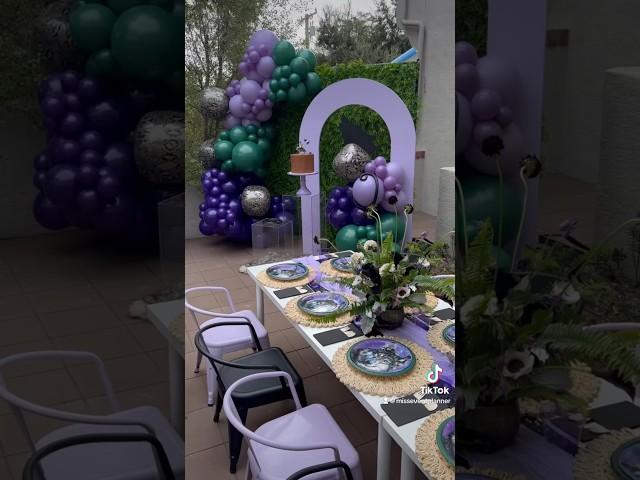 $2000 Backdrop and Balloon Garland Kids Party Setup #partyideas #balloontutorial #eventplanner #diy