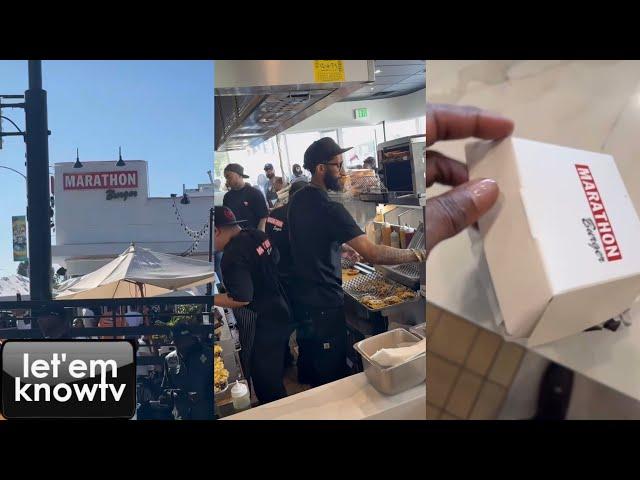 2chainz Had To Help Make The Fries At Marathon Burgers Before He Could Get His Food