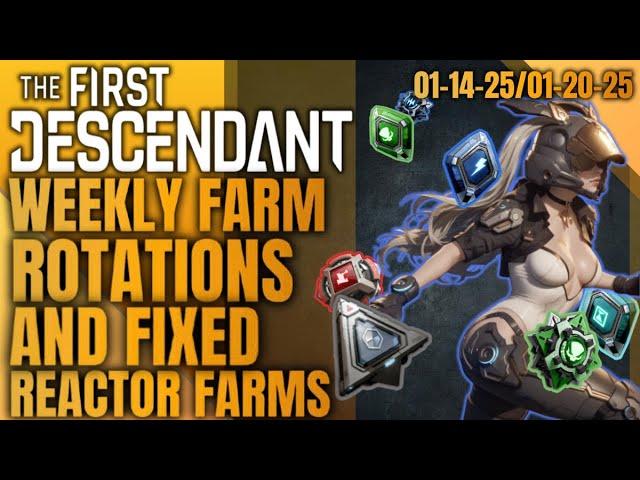 Farm Ines' Reactors Now! - Best Reactor Farms for the Week - With Data - The First Descendant