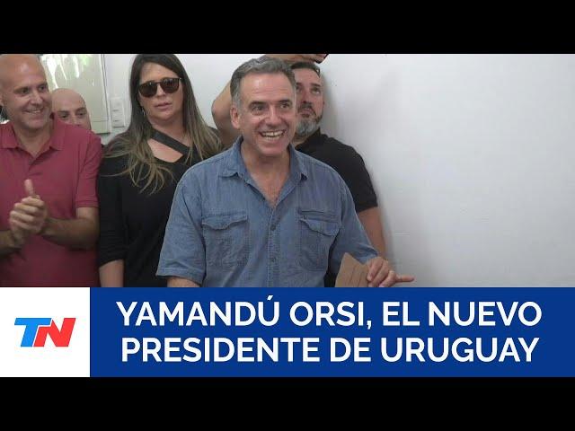 ELECCIONES EN URUGUAY: El opositor de izquierda Yamandú Orsi ganó el balotaje en Uruguay