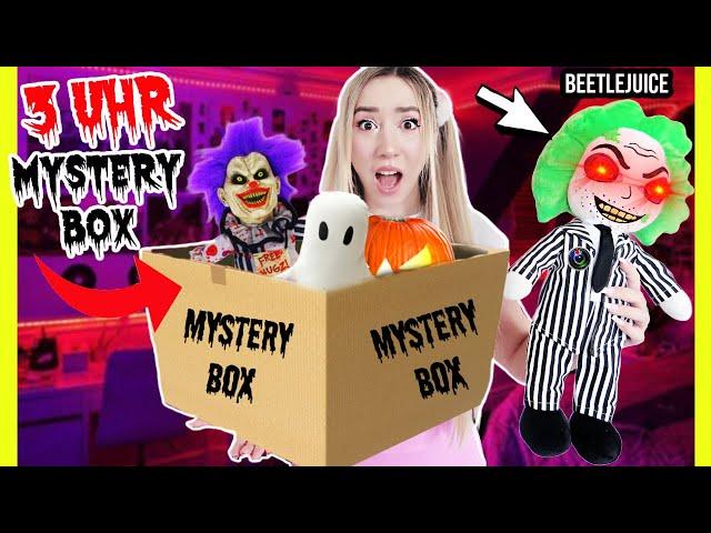 Öffne niemals 3 Uhr vor HALLOWEEN mystery XXL PAKET aus Miami wenn Beetle Juice aus KINO in Box ist