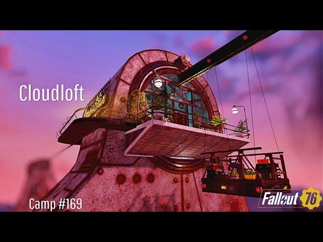 Fallout 76 Camp Build | Cloudloft | Clean // Pre-Existing Structure // Monorail Elevator