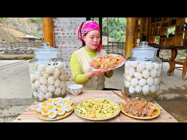 "Harvesting Duck Eggs for Long-Term Preservation 365 Days & Cooking | Trieu Mai Huong".