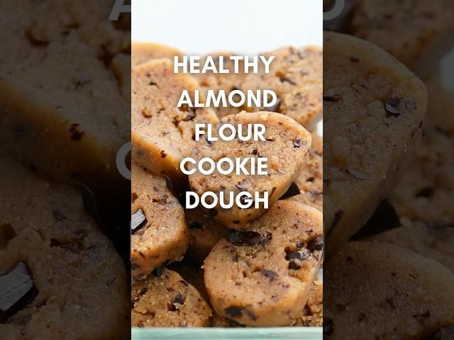 Easy No Bake Sweet Treat! #cookiedough #almondflourrecipe