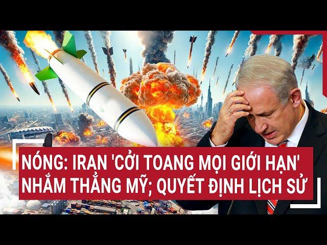 World today: Hot: Iran 'removes all limits' to target the US; historic decision