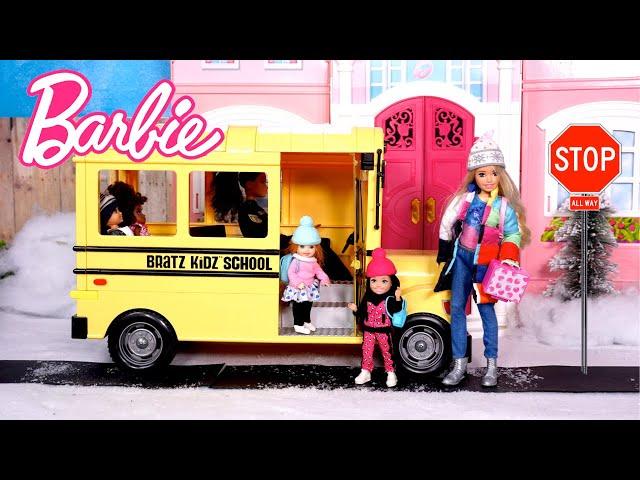 Barbie Doll Family School Morning Routine - Titi Toys Dolls