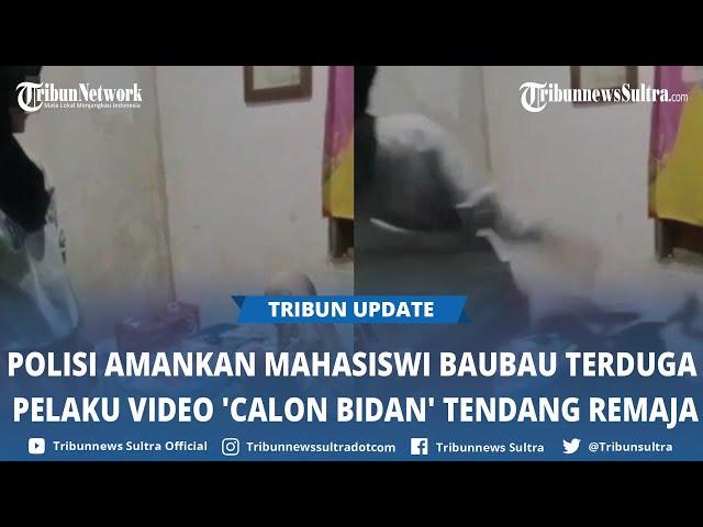 Polisi Amankan Mahasiswi Baubau Terduga Pelaku Video Viral ‘Calon Bidan’ Tendang Remaja di Buteng