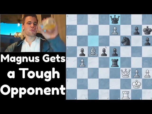 Drunk Magnus thinks this guy is tough #chess #shorts #magnus