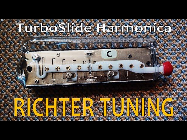 Brendan Power - USING the TURBOSLIDE on a STANDARD RICHTER HARMONICA - plus: Adjusting the Magnets