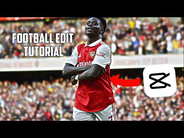 How to make good football edits on Capcut tutorial (not difficult)