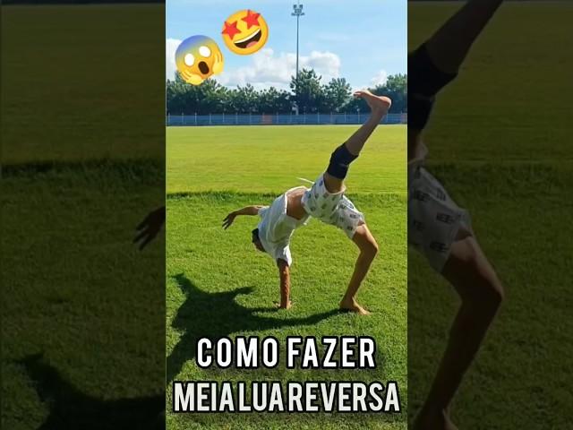 Aprenda a Meia lua reversa da capoeira #capoeira #floreios