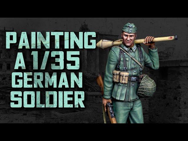 Painting a 1/35 WW2 German Soldier | Scale 75 Landser