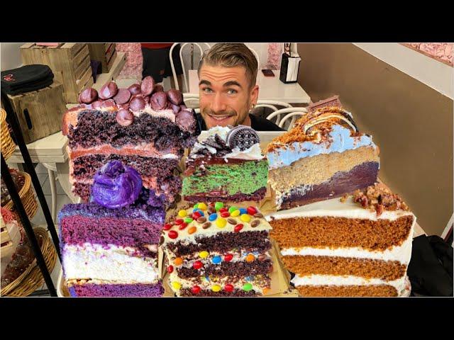 FAMOUS NEW YORK CITY CAKE CHALLENGE (With 5000+ Calories) | Craziest Cakes I Have Ever Seen!