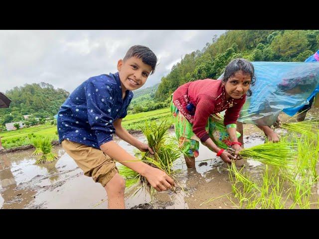 Piyush With His Mom 